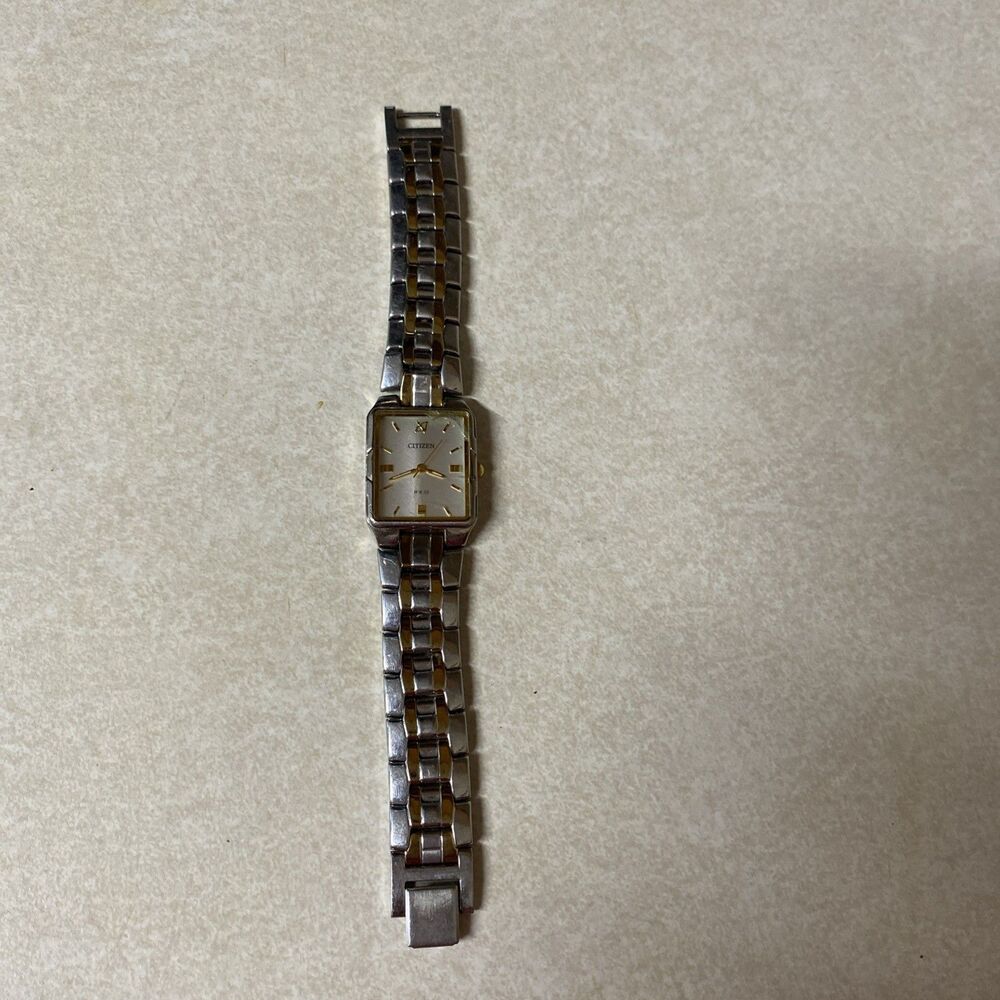 Citizen Square Two Tone Silver & Gold WR50